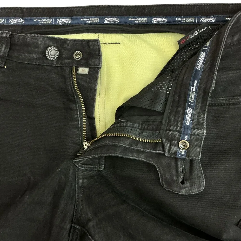 Uglybros Featherbed-K Black Motorcycle Riding Jeans Armor Mens Size 34 Moto Pant